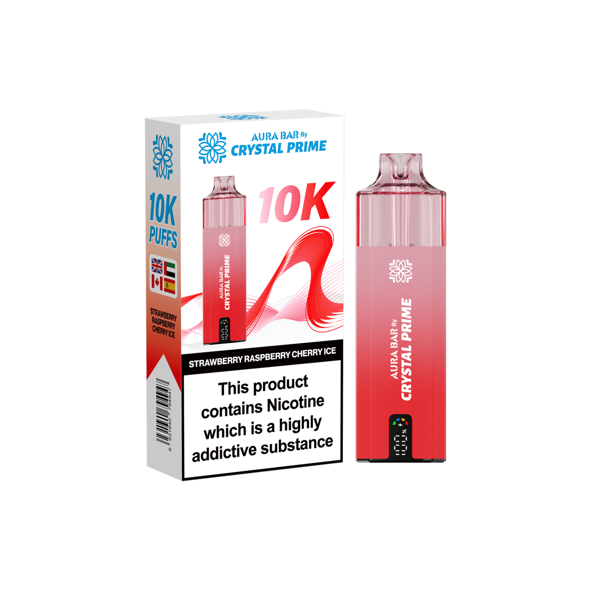 STRAWBERRY RASPBERRY CHERRY ICE - CRYSTAL PRIME 10K - Image 1