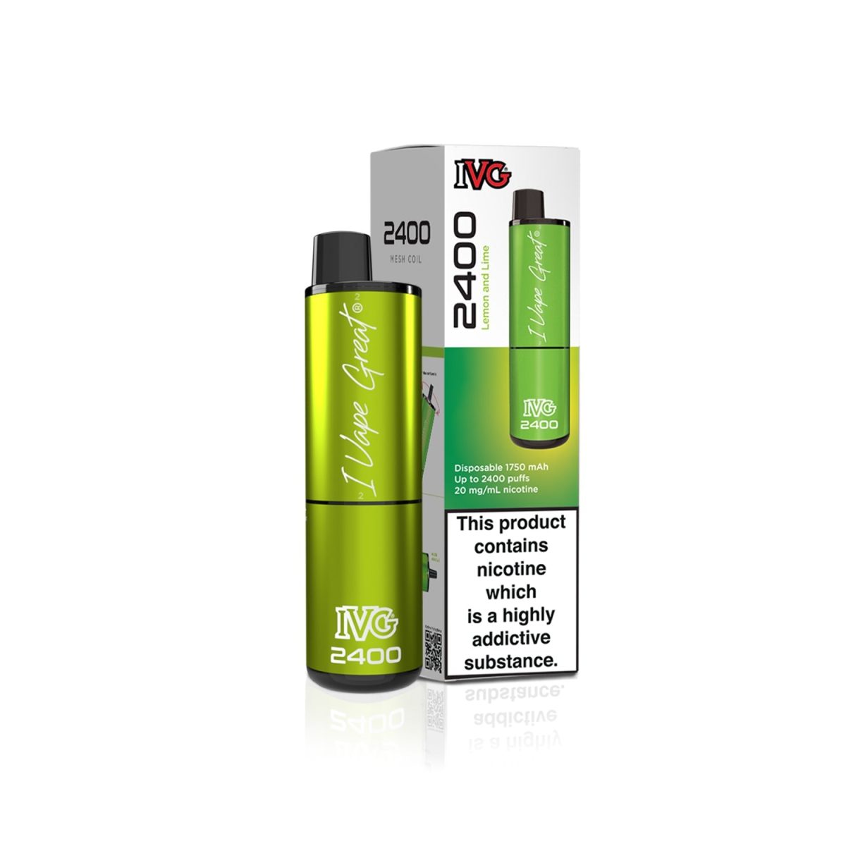 2400LemonandLime Lemon And Lime - IVG 2400 - Image 1