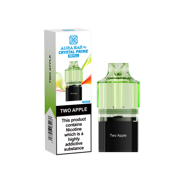 TWO APPLE - CRYSTAL PRIME 10K PODS