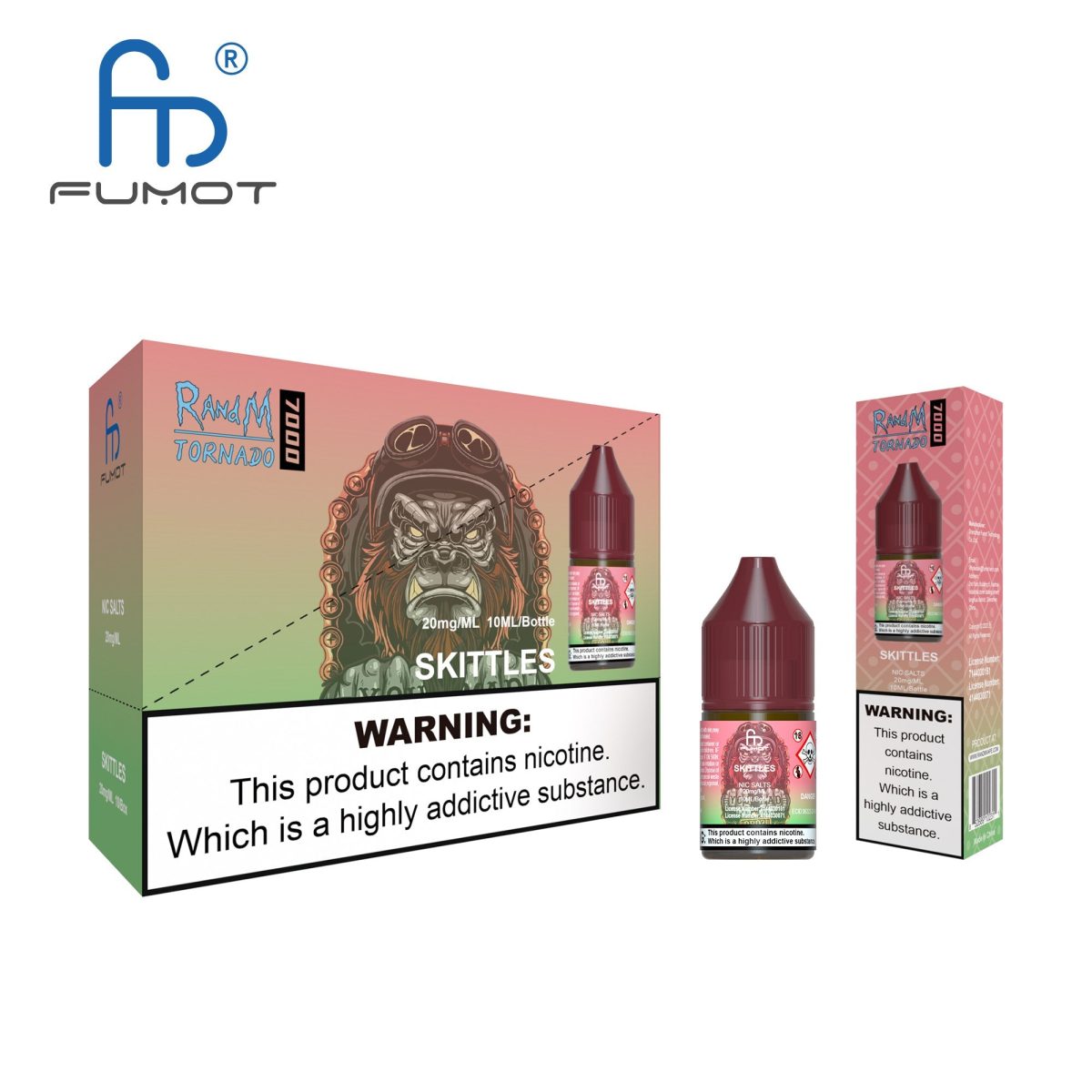 SKITTLES - R&M NIC SALTS 10MG - Image 1