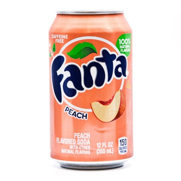 FANTA PEACH CANS USA (350ML)