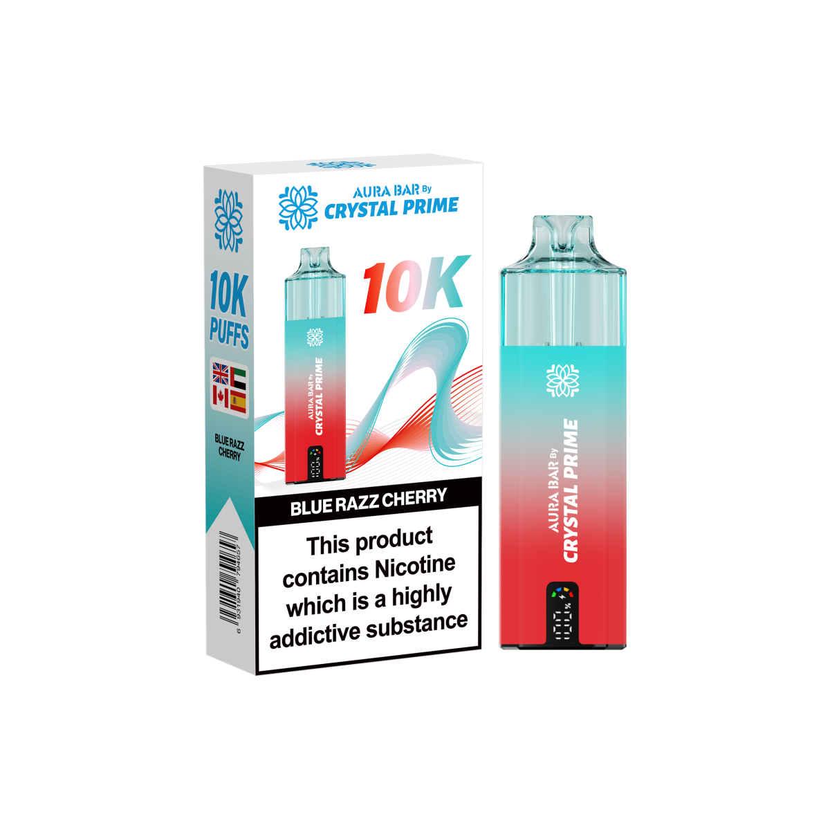 BLUE RAZZ CHERRY - CRYSTAL PRIME 10K - Image 1