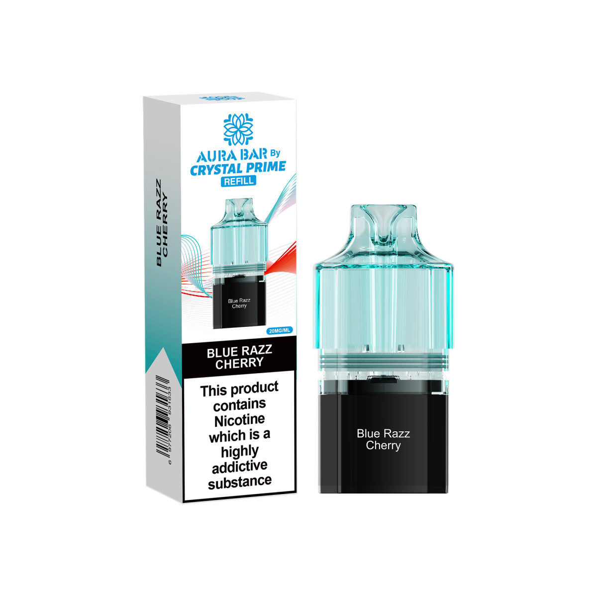 BLUE RAZZ CHERRY - CRYSTAL PRIME 10K PODS - Image 1