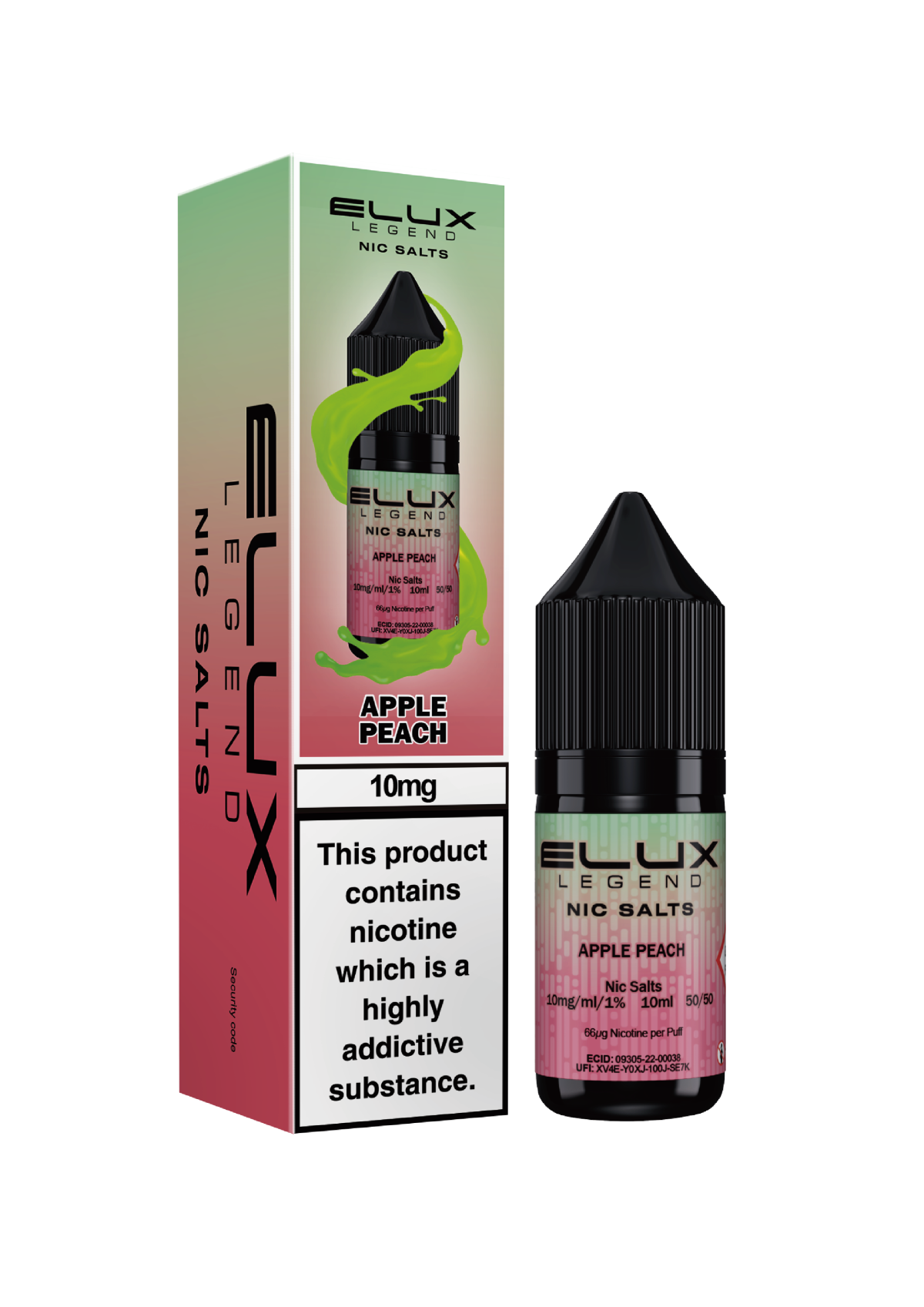 Apple Peach - ELUX NIC SALTS 20 MG - Image 1
