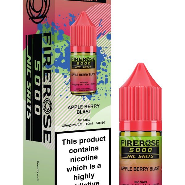 APPLE BERRY BLAST - FIREROSE NIC SALTS 10 MG