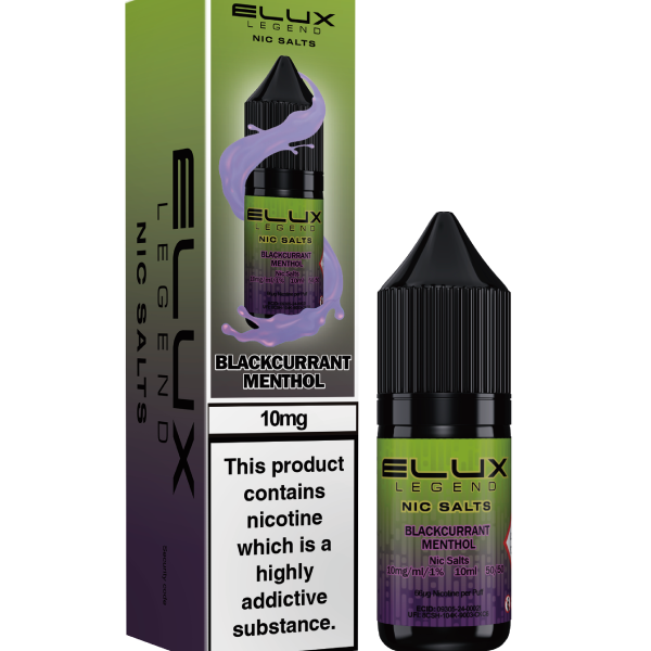Blackcurrant Menthol - ELUX NIC SALTS 20 MG
