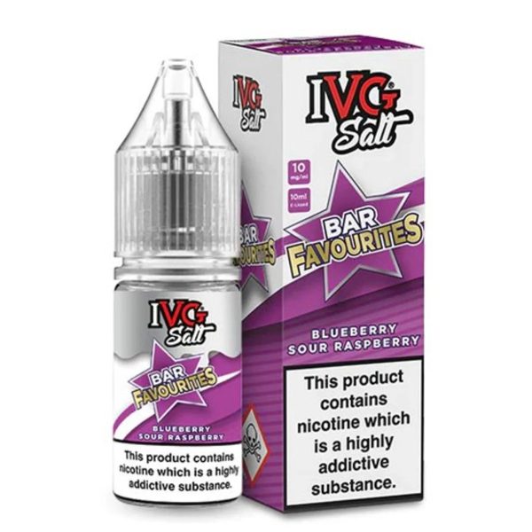 BLUEBERRY SOUR RASPBERRY 20MG - IVG SALTS 10ML