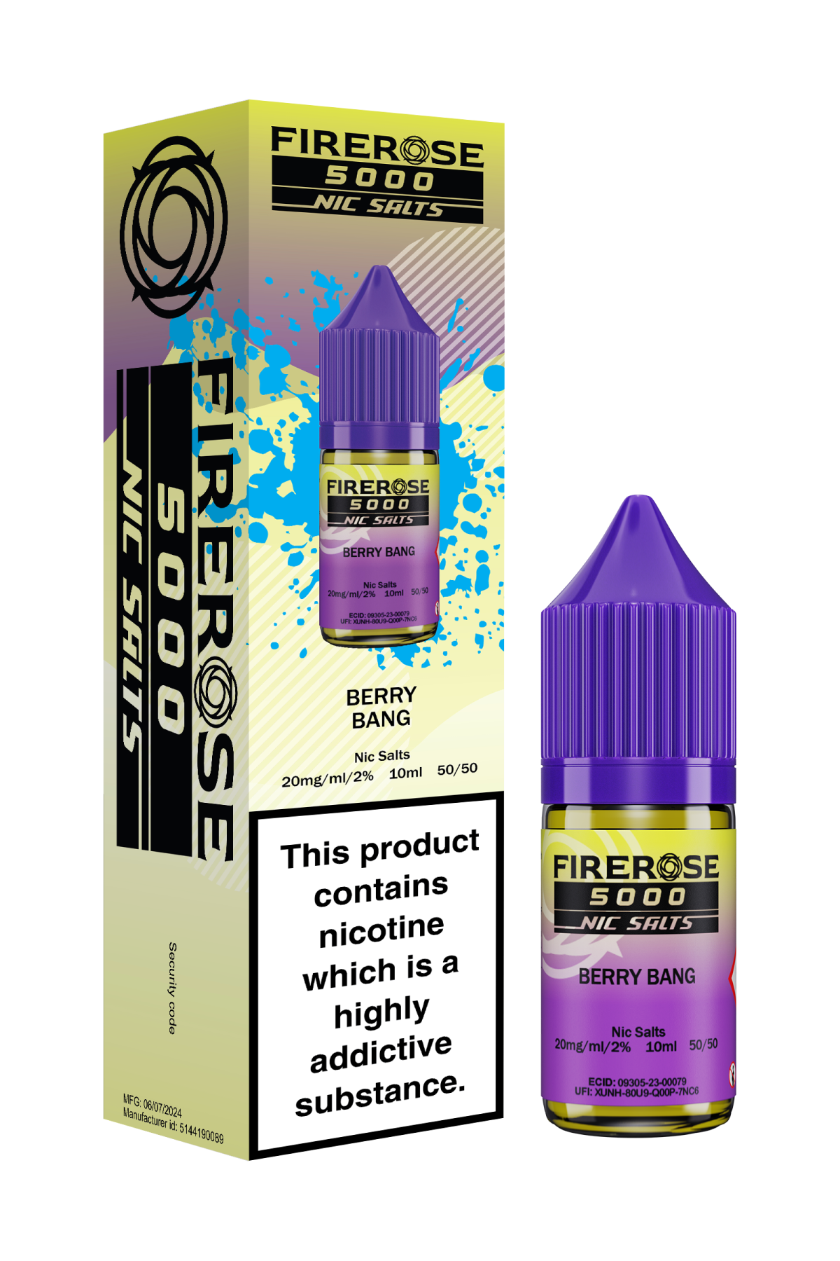 BERRY BANG - FIREROSE NIC SALTS 20 MG - Image 1