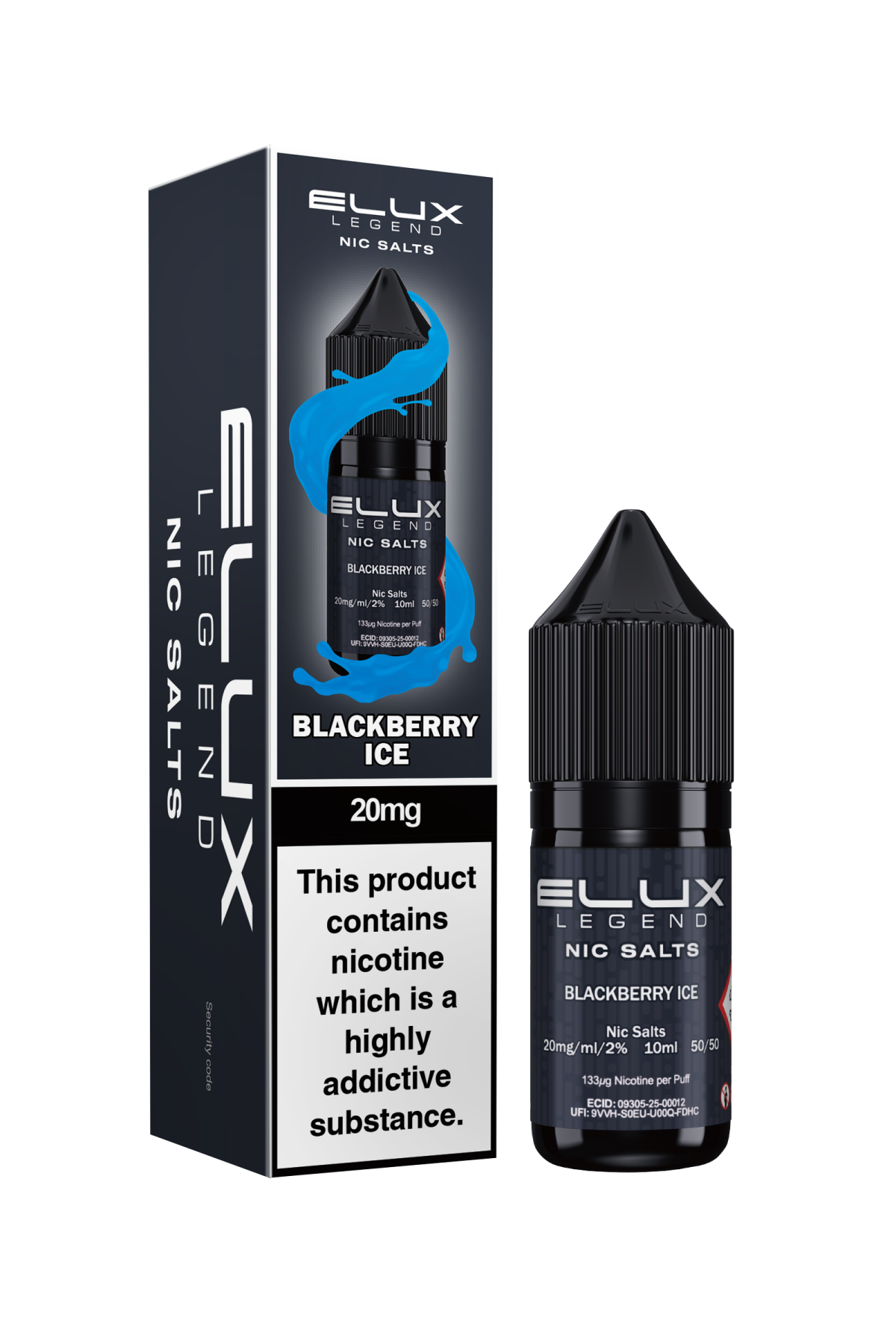 BlackberryIce_2 BLACKBERRY ICE - ELUX NIC SALTS 10 MG - Image 1