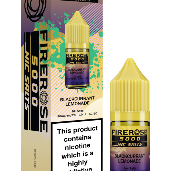BLACKCURRANT LEMONADE - FIREROSE NIC SALTS 20 MG
