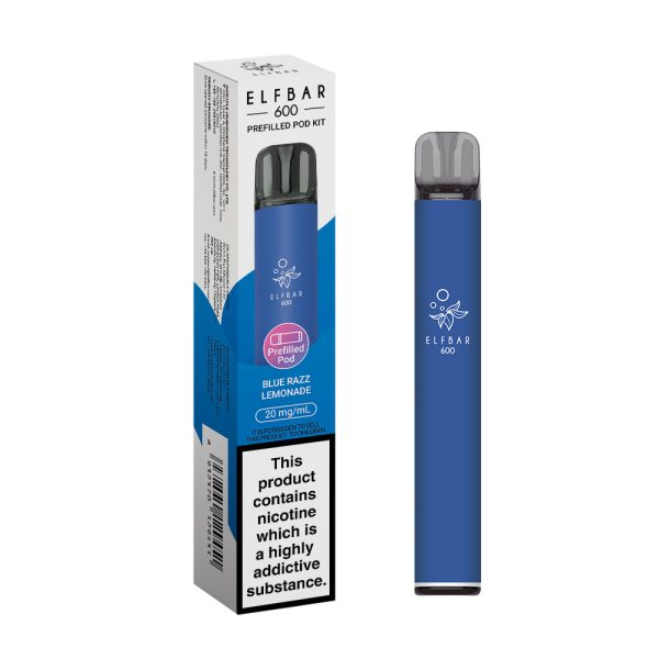 BLUE RAZZ LEMONDE - ELF BAR 600 PREFILLED POD KIT