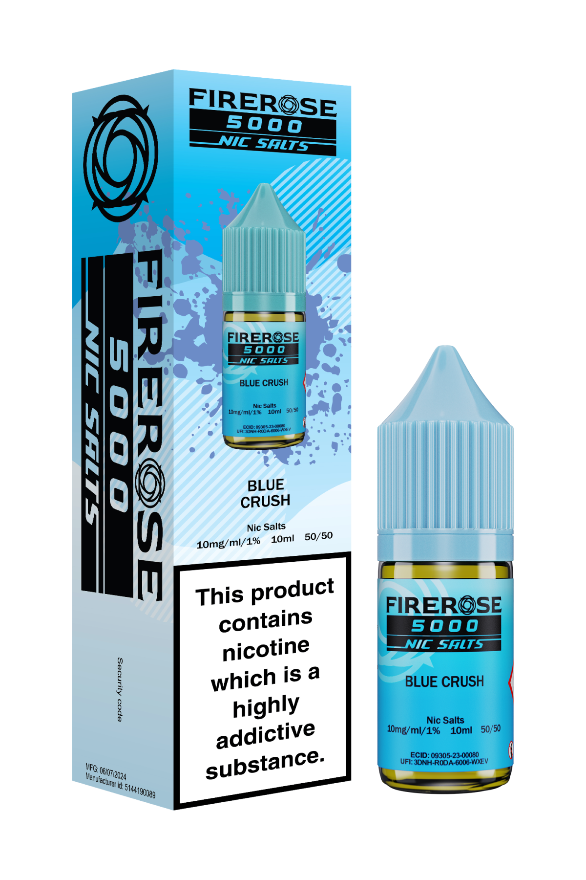 BLUE CRUSH - FIREROSE NIC SALTS 10 MG - Image 1