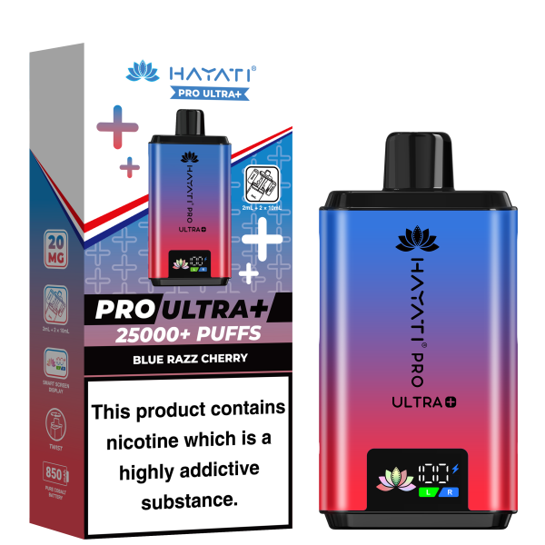 BLUE RAZZ CHERRY - HAYATI PRO ULTRA 25K