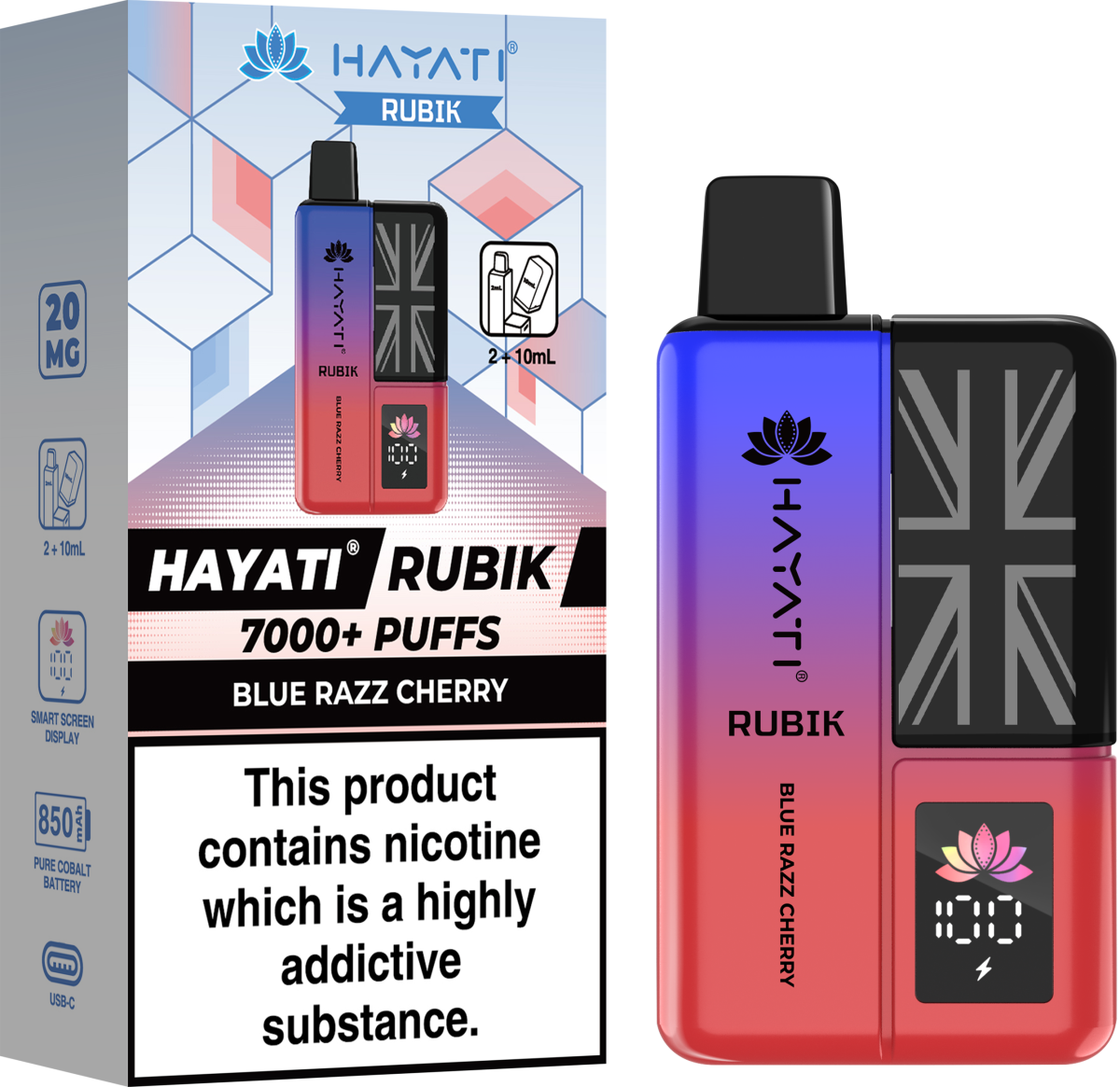 BLUE RAZZ CHERRY - HAYATI RUBIK - Image 1