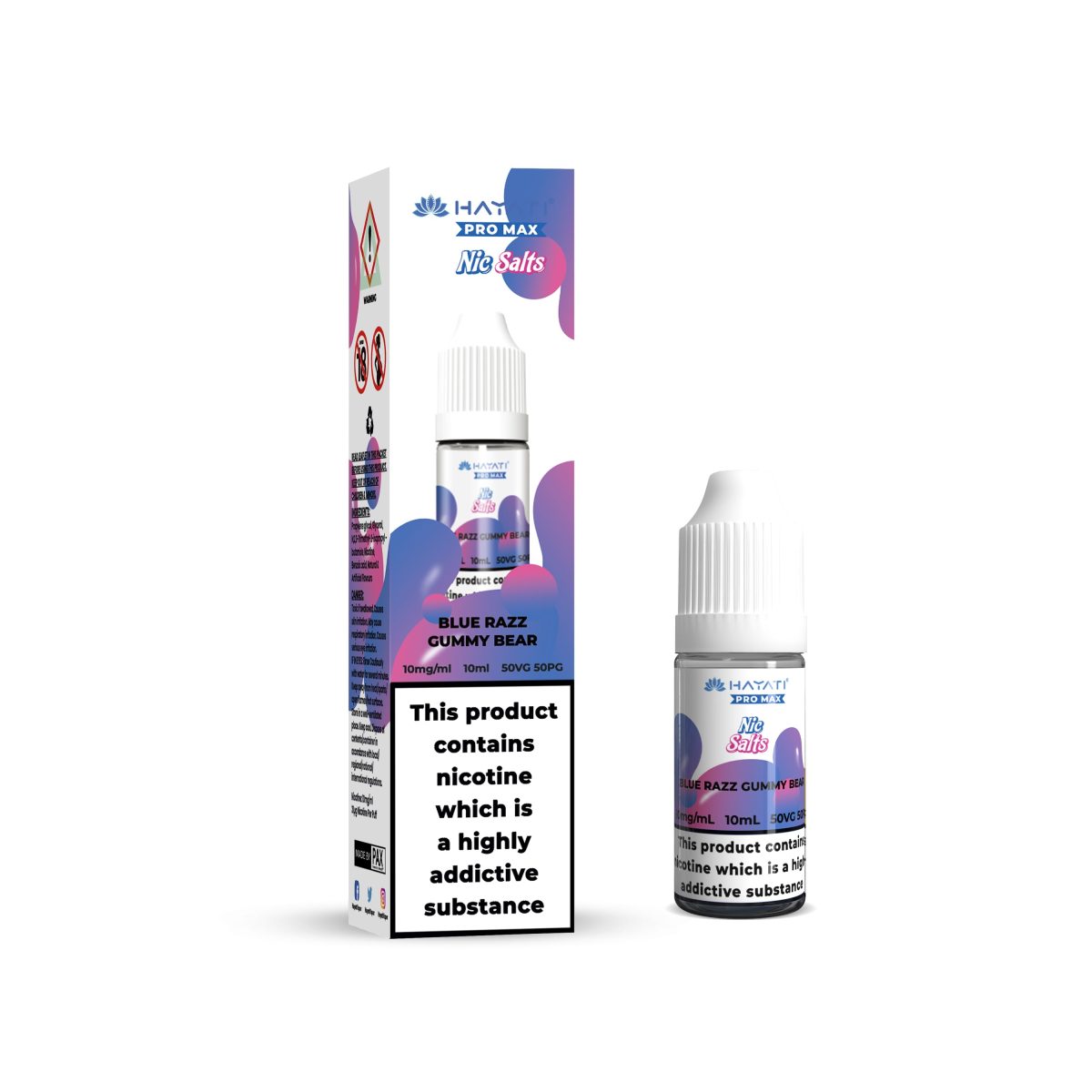 BLUE RAZZ GUMMY BEAR - HAYATI NIC SALTS 10 MG - Image 2