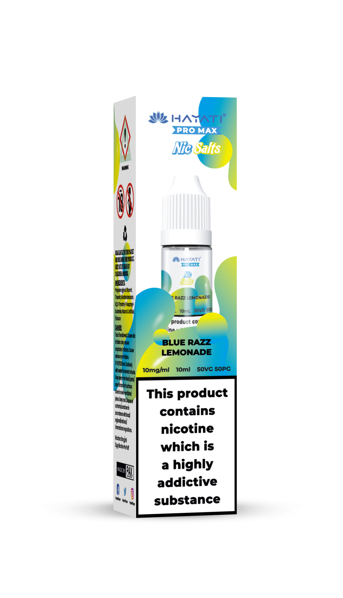 BlueRazzLemonade_HayatiProMaxNicSalts_31158cd0-7d6e-4908-ba48-bbcad3d28a05 BLUE RAZZ LEMONADE - HAYATI NIC SALTS 10 MG - Image 1