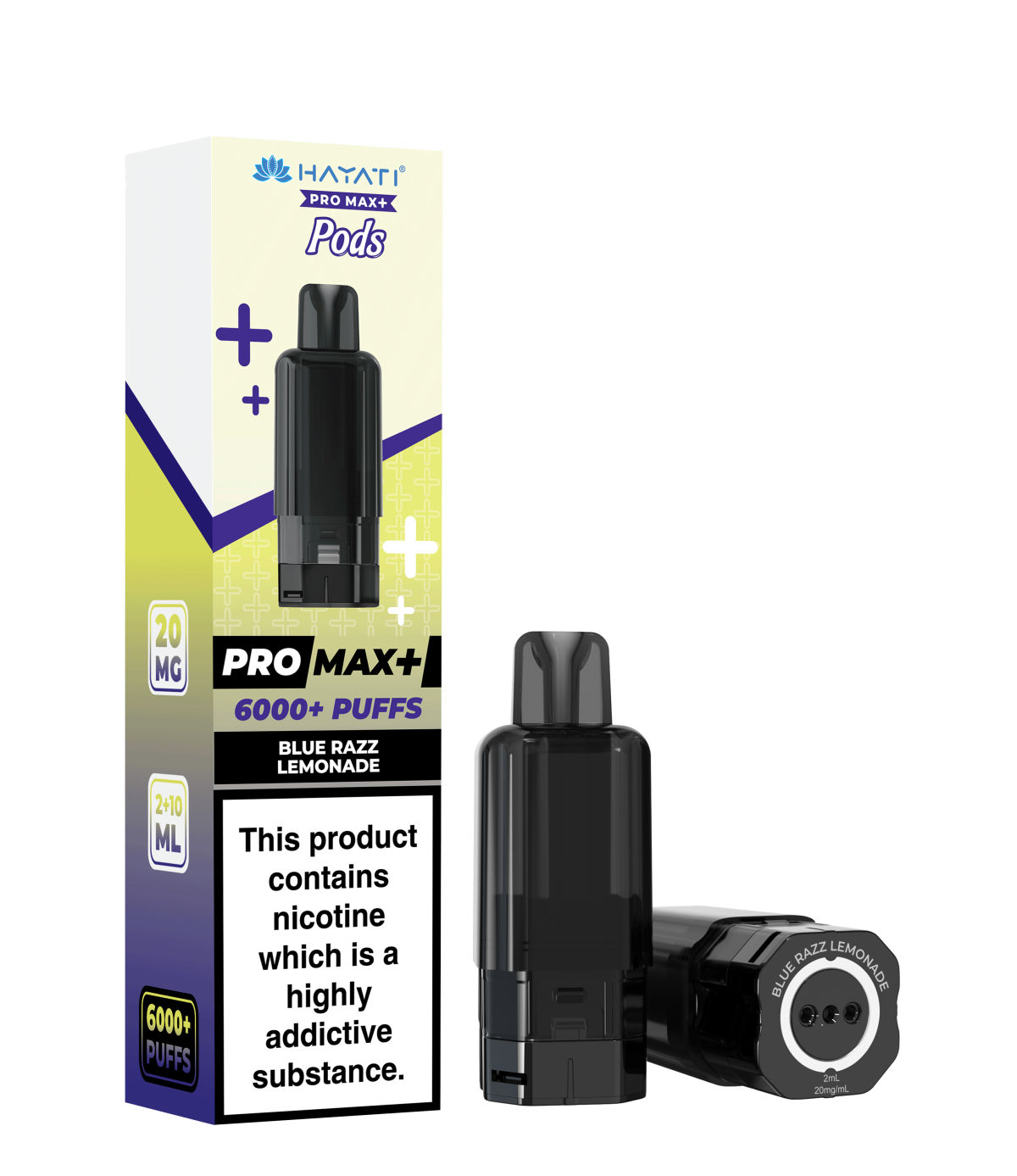 BlueRazzLemonade_HayatiProMax_Pods BLUE RAZZ LEMONADE - PRO MAX + PODS - Image 1