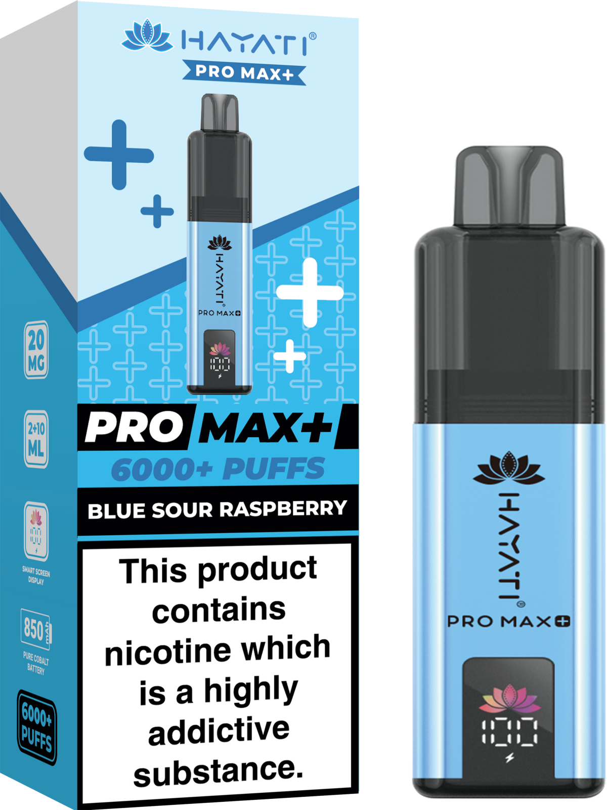 BLUE SOUR RASPBERRY - PRO MAX + - Image 1