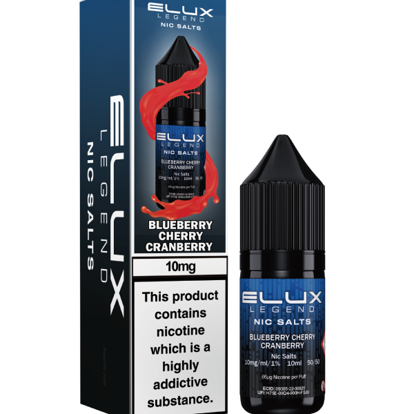 Blueberry Cherry Cranberry - ELUX NIC SALT 10 MG