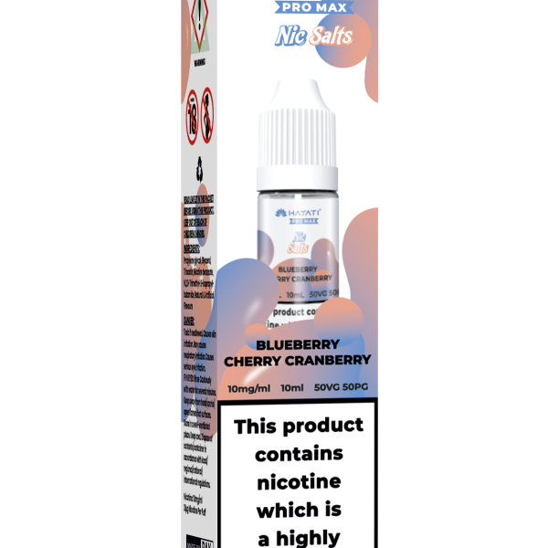 BLUEBERRY CHERRY CRANBERRY - HAYATI NIC SALTS 10 MG