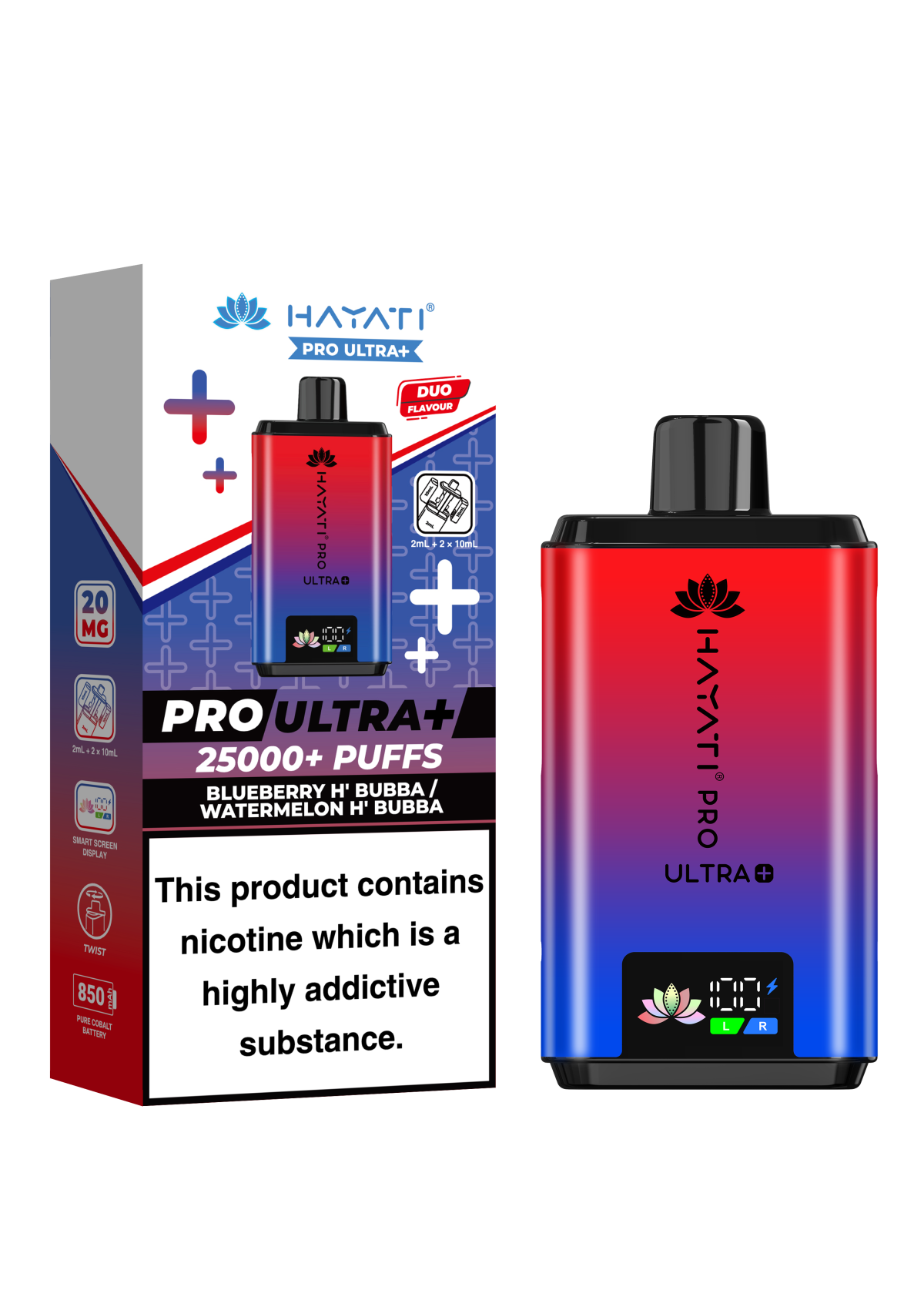 BLUEBERRY H'BUBBA/WATERMELON H'BUBBA - HAYATI PRO ULTRA 25K - Image 1