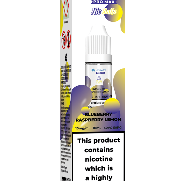 BLUEBERRY RASPBERRY LEMON - HAYATI NIC SALTS 10 MG