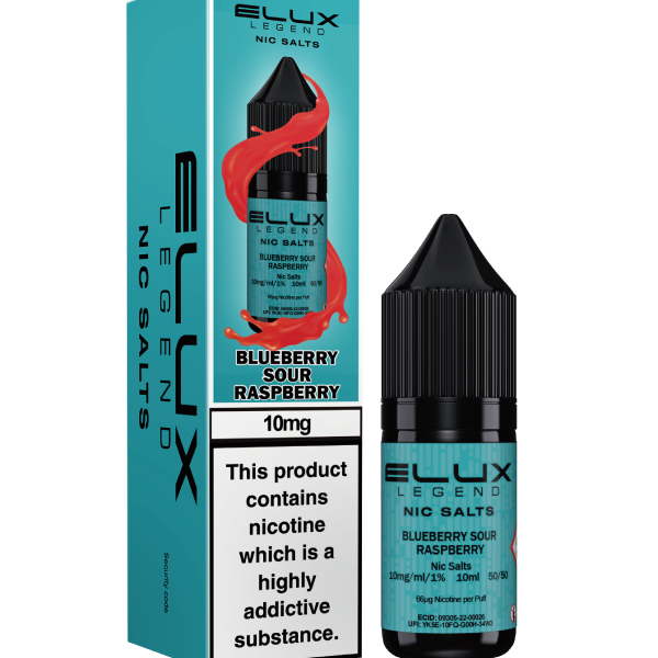 Blueberry Sour Raspberry - ELUX NIC SALT 10 MG