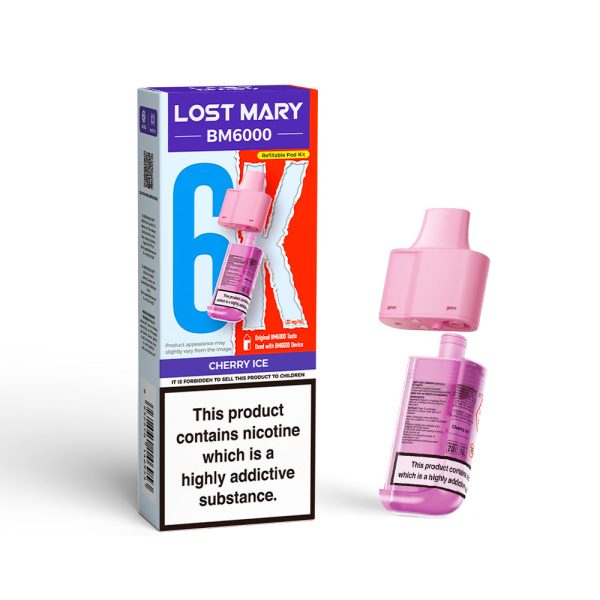 CHERRY ICE - LOST MARY BM6000 POD