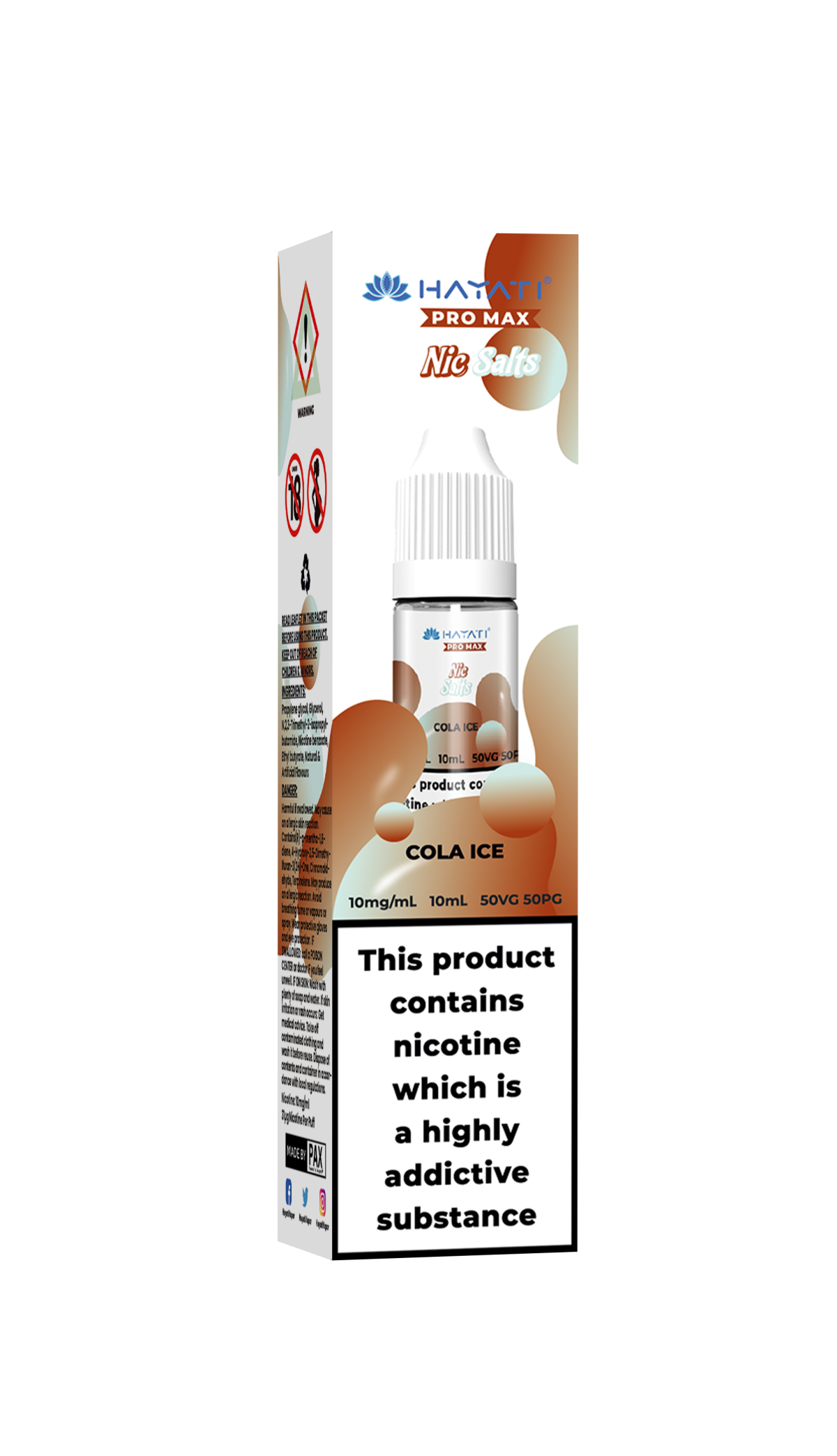 COLA ICE - HAYATI NIC SALTS 10 MG - Image 1