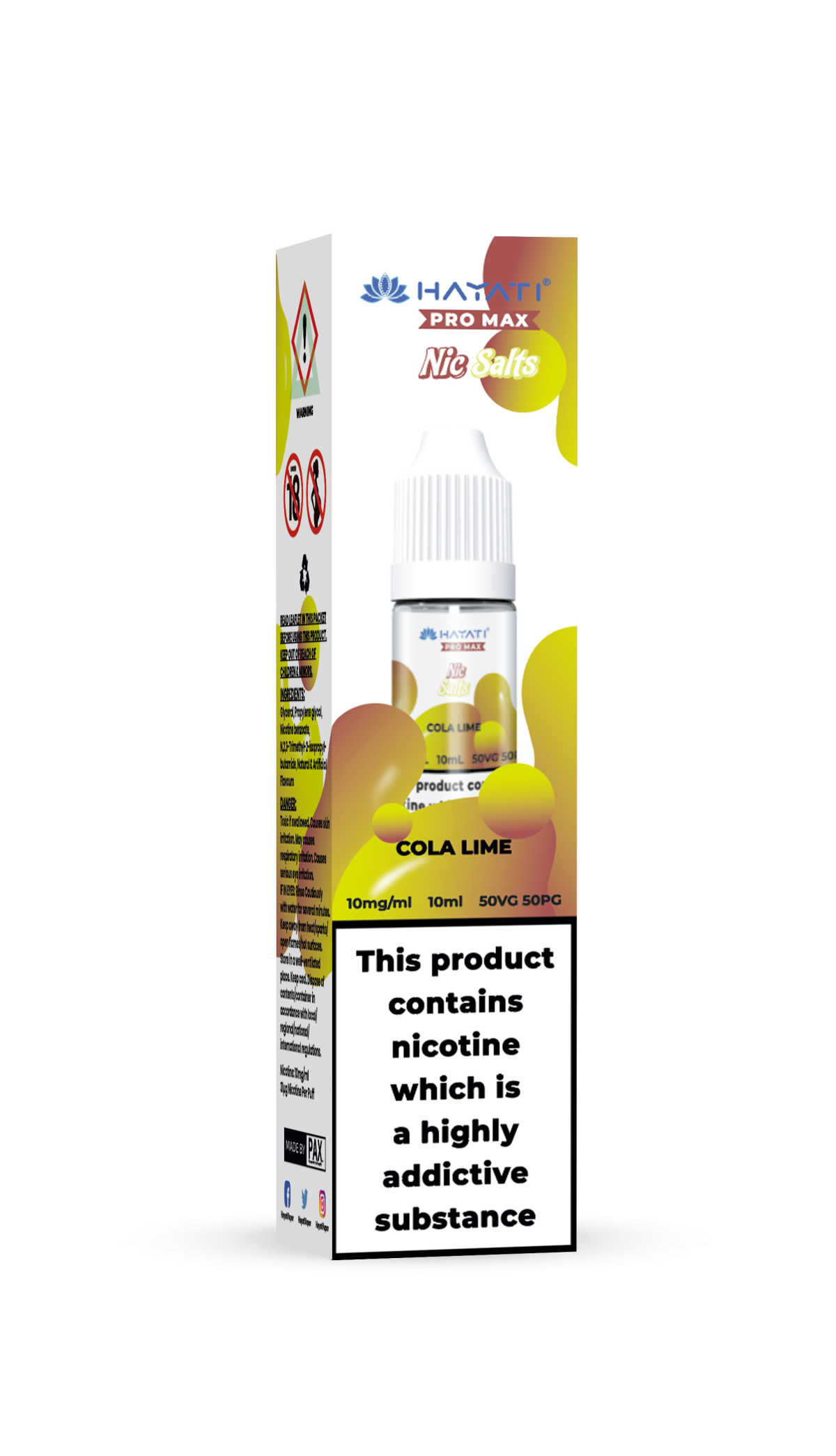 COLA LIME - HAYATI NIC SALTS 10 MG - Image 1