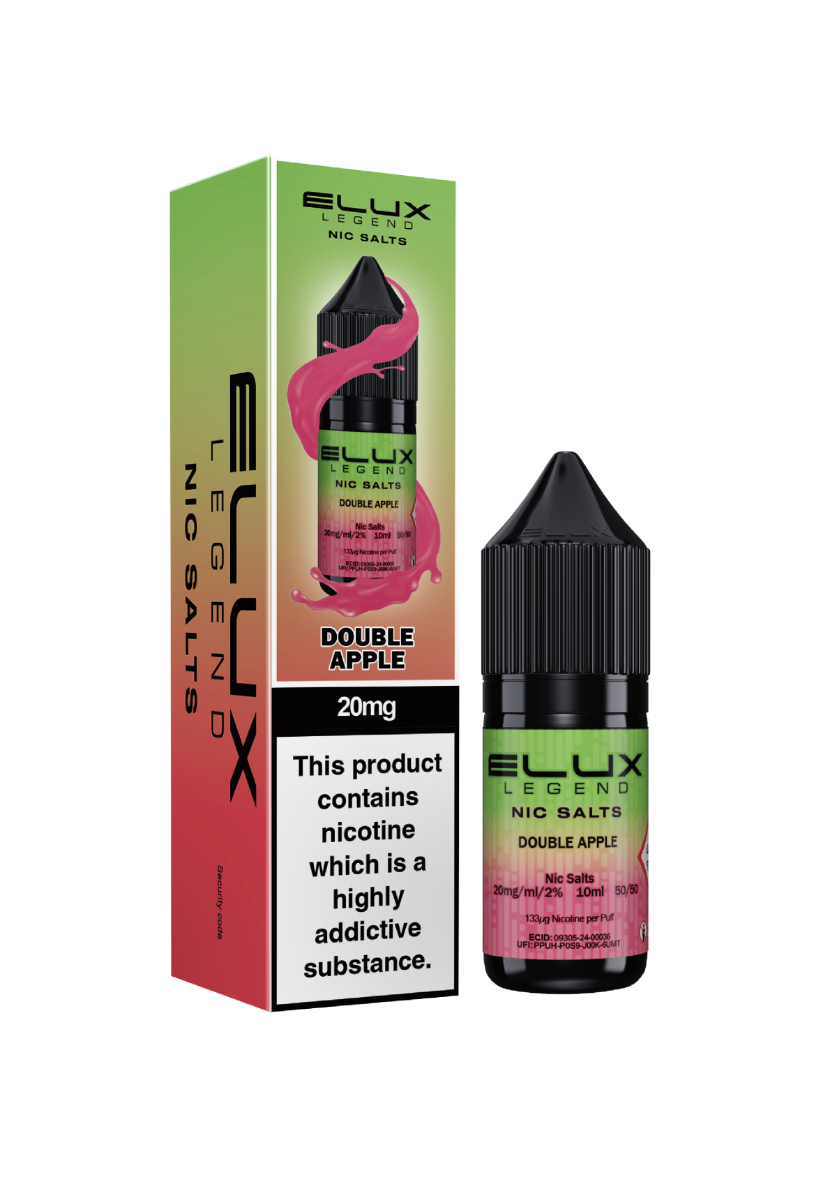 DOUBLEAPPLE_6e025a02-fb7e-4acb-a556-a800b11d3fcb Double Apple- ELUX NIC SALT 10 MG - Image 1