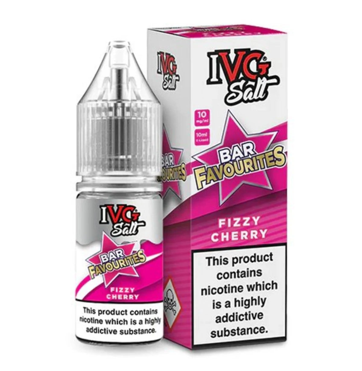 FIZZYCHERRY10MG-IVGSALTS10ML FIZZY CHERRY 10MG - IVG SALTS 10ML - Image 1
