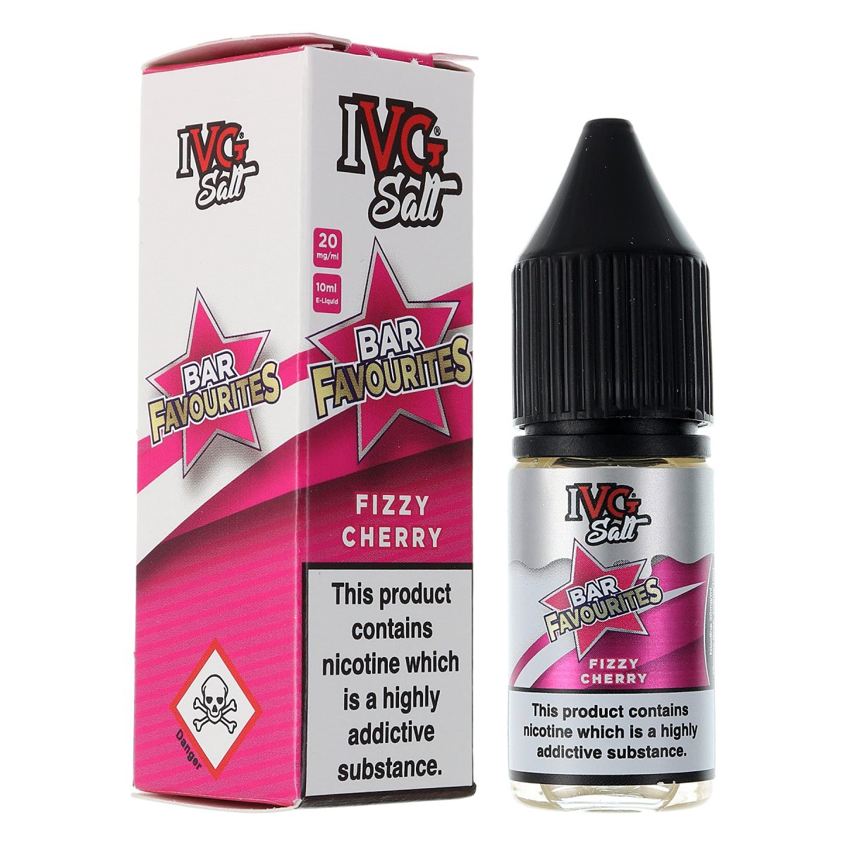 FIZZY CHERRY 20MG - IVG SALTS 10ML - Image 1