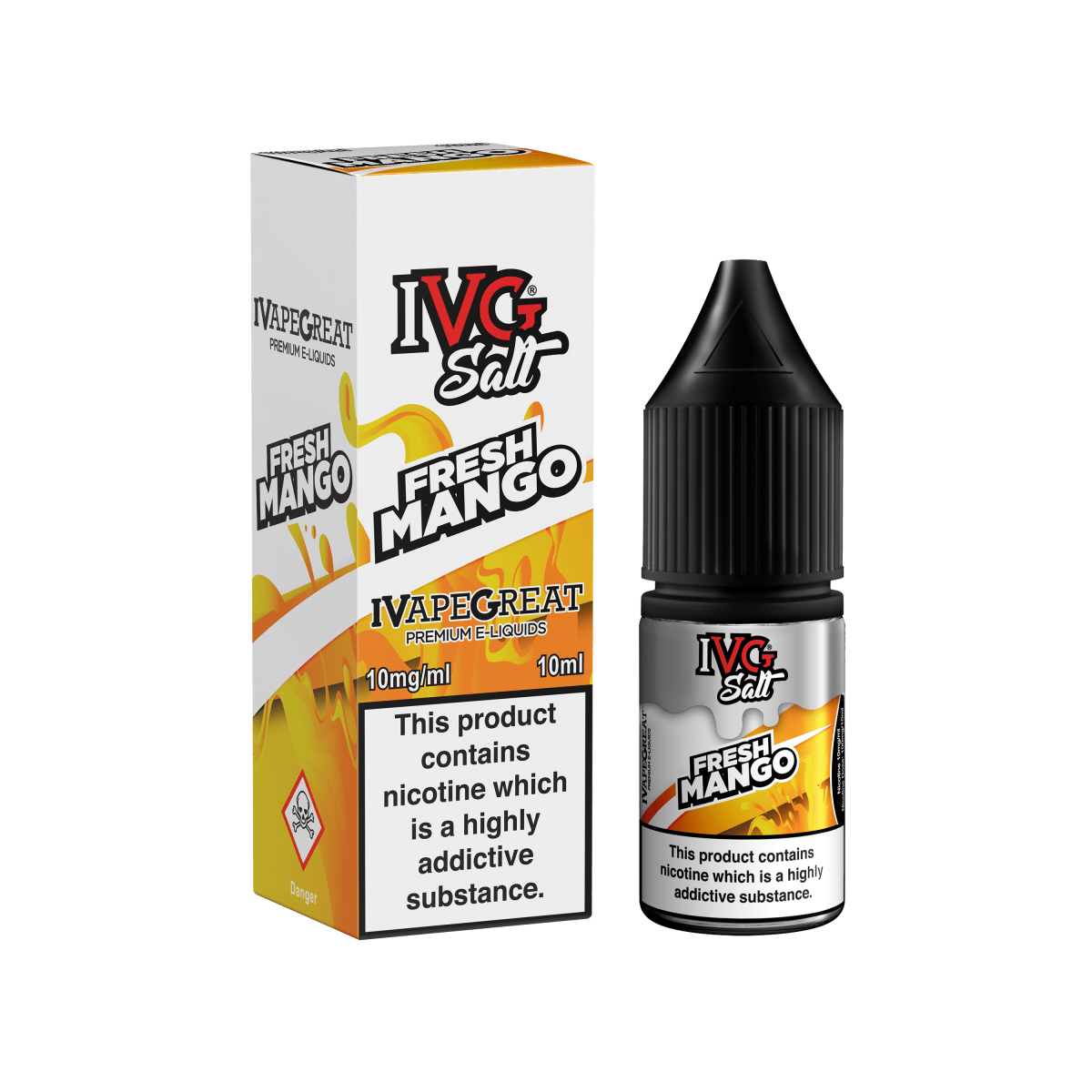 FRESHMANGO10MG-IVGSALTS10ML FRESH MANGO 10MG - IVG SALTS 10ML - Image 1