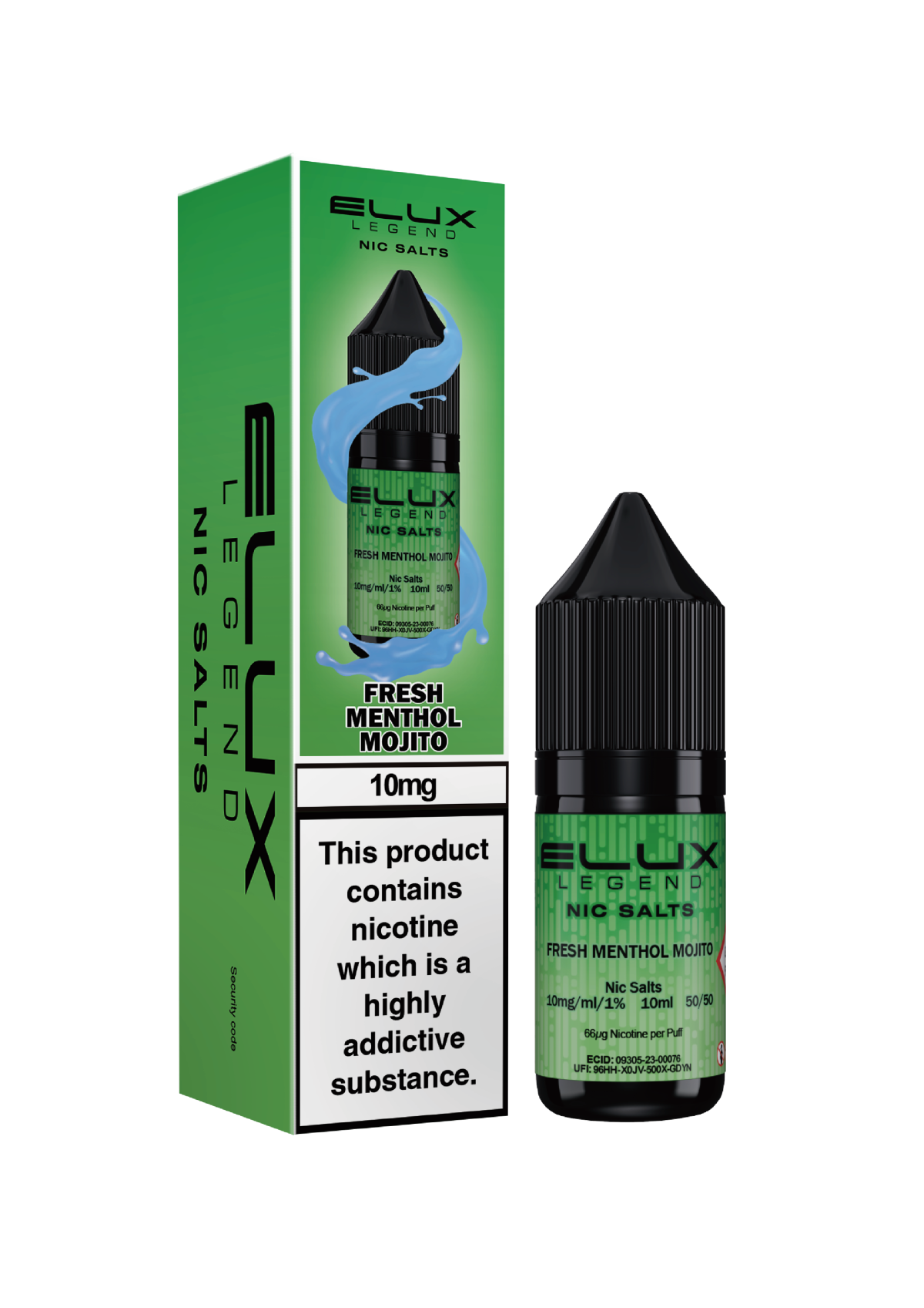 Fresh Menthol Mojito - ELUX NIC SALTS 20 MG - Image 1