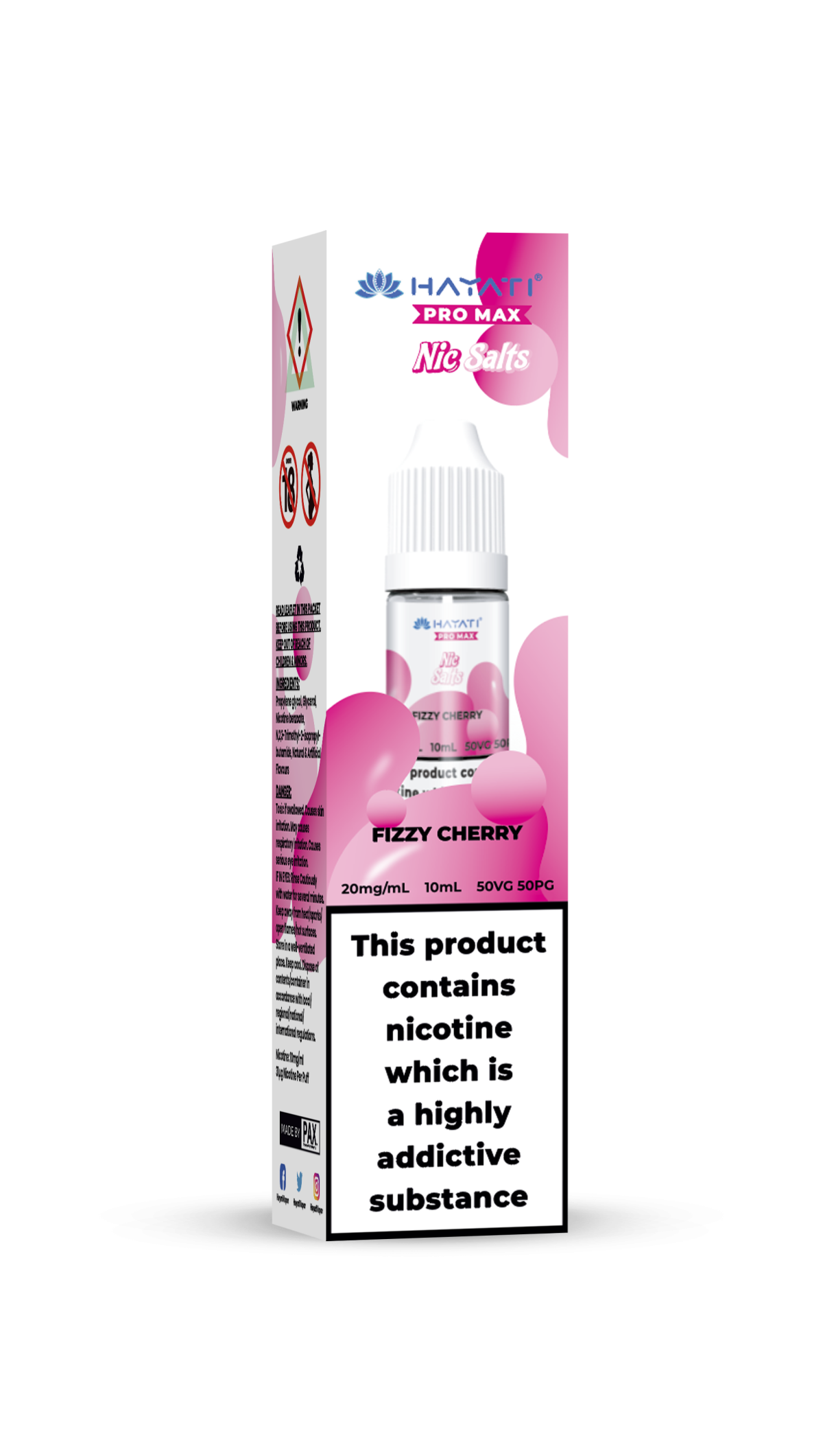 FIZZY CHERRY - HAYATI NIC SALTS 20 MG - Image 1