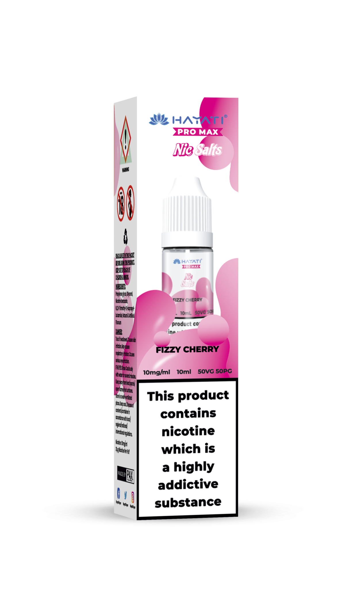 FIZZY CHERRY - HAYATI NIC SALTS 10 MG - Image 1