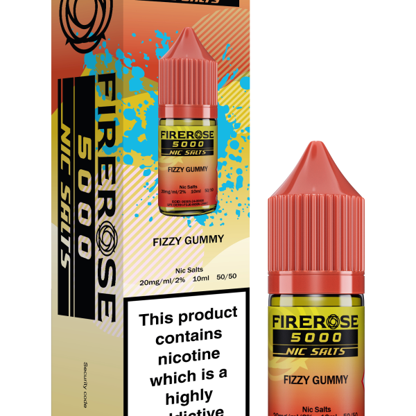 FIZZY GUMMY - FIREROSE NIC SALTS 20 MG