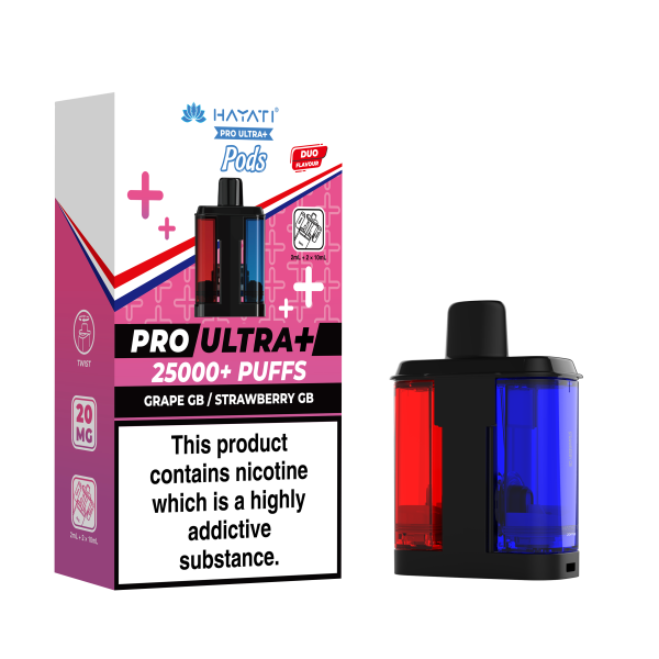 GRAPE GB STRAWBERRY GB - HAYATI PRO ULTRA PODS 25K+