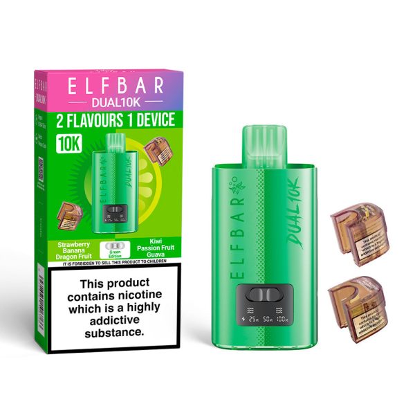 GREEN EDITION - ELF BAR DUAL 10K