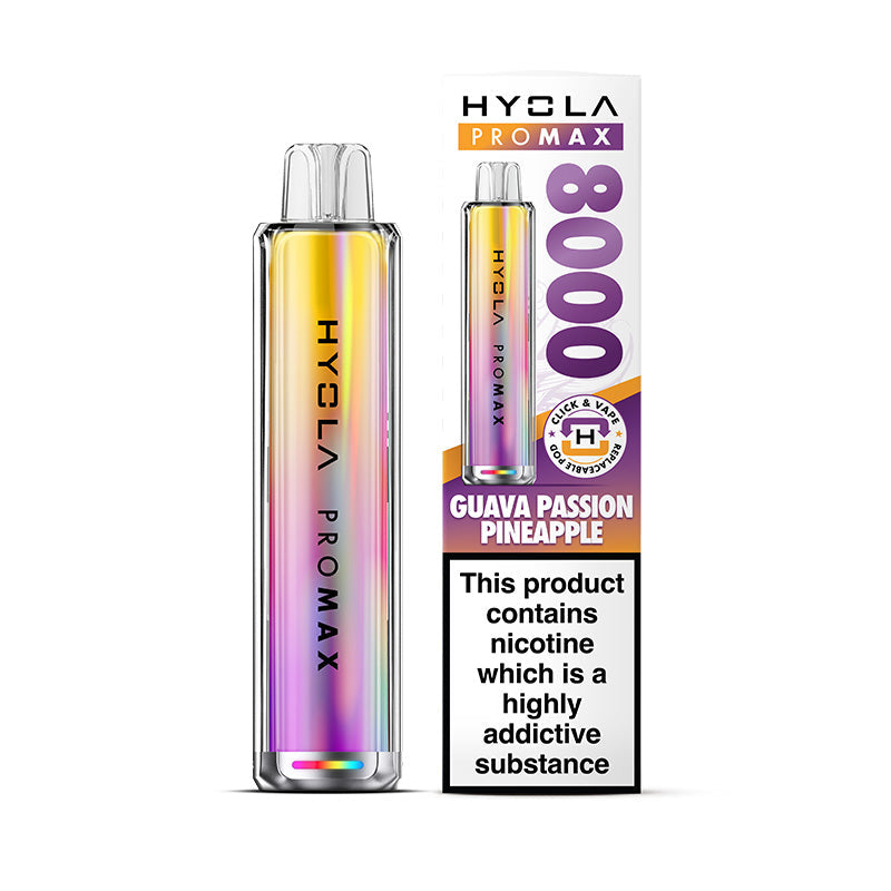 H8KGuavaPassionPineappleDevice_Box GUAVA PASSION PINEAPPLE - HYOLA 8000 - Image 1
