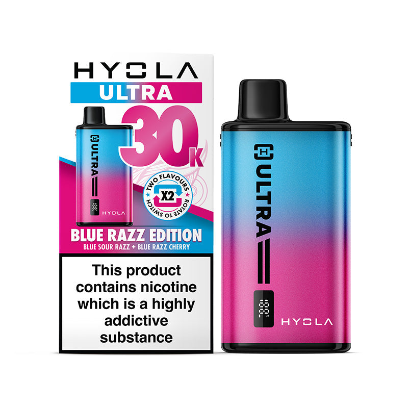 HUBlueRazzEditionDevice_Box BLUE RAZZ EDITION - HYOLA ULTRA 30K - Image 1