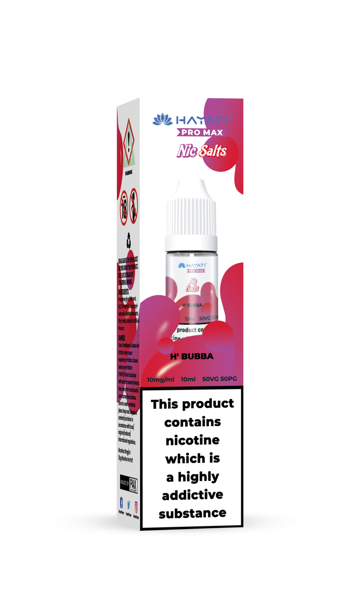 H' BUBBA - HAYATI NIC SALTS 10 MG - Image 1