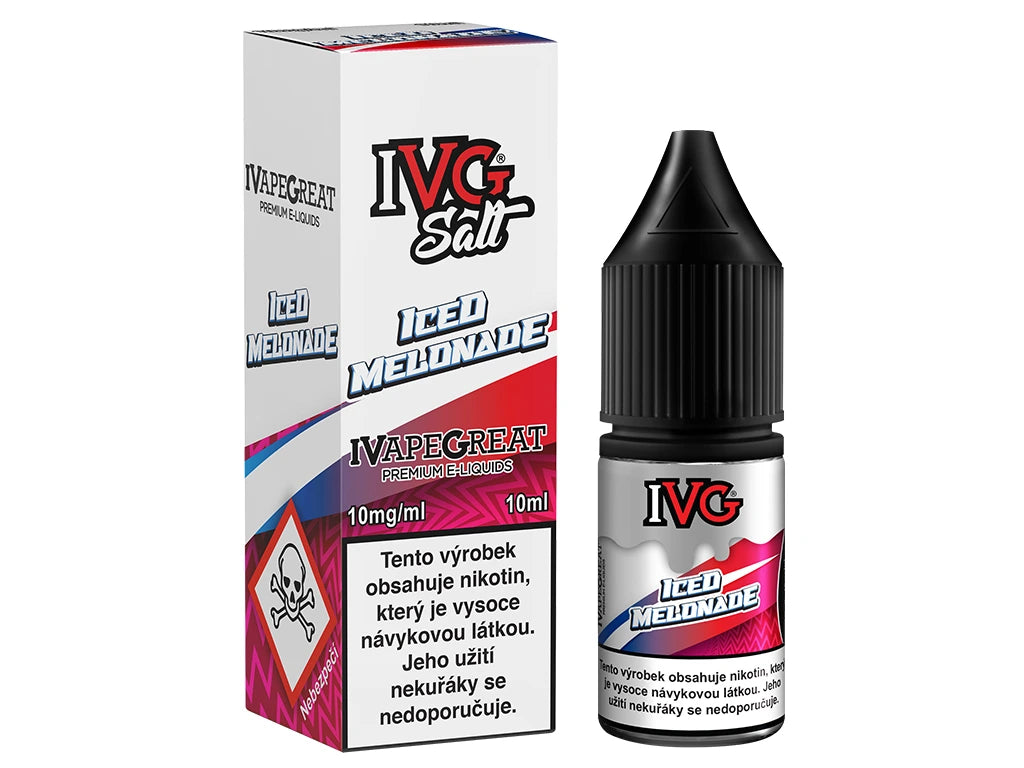 ICEDMELONADE10MG-IVGSALTS10ML ICED MELONADE 10MG - IVG SALTS 10ML - Image 1