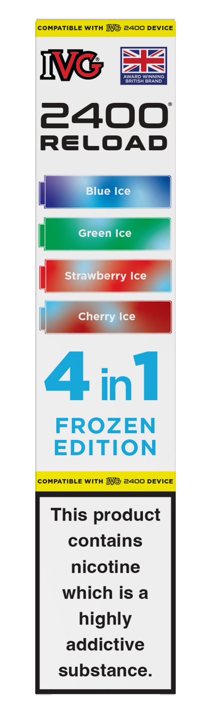 IVG-Reload-Pods-Frozen-Edition-Box-Flat_a4bc1019-c6a2-439d-abe5-c8dab0ad443d Frozen Edition - IVG 2400 RELOAD POD - Image 1
