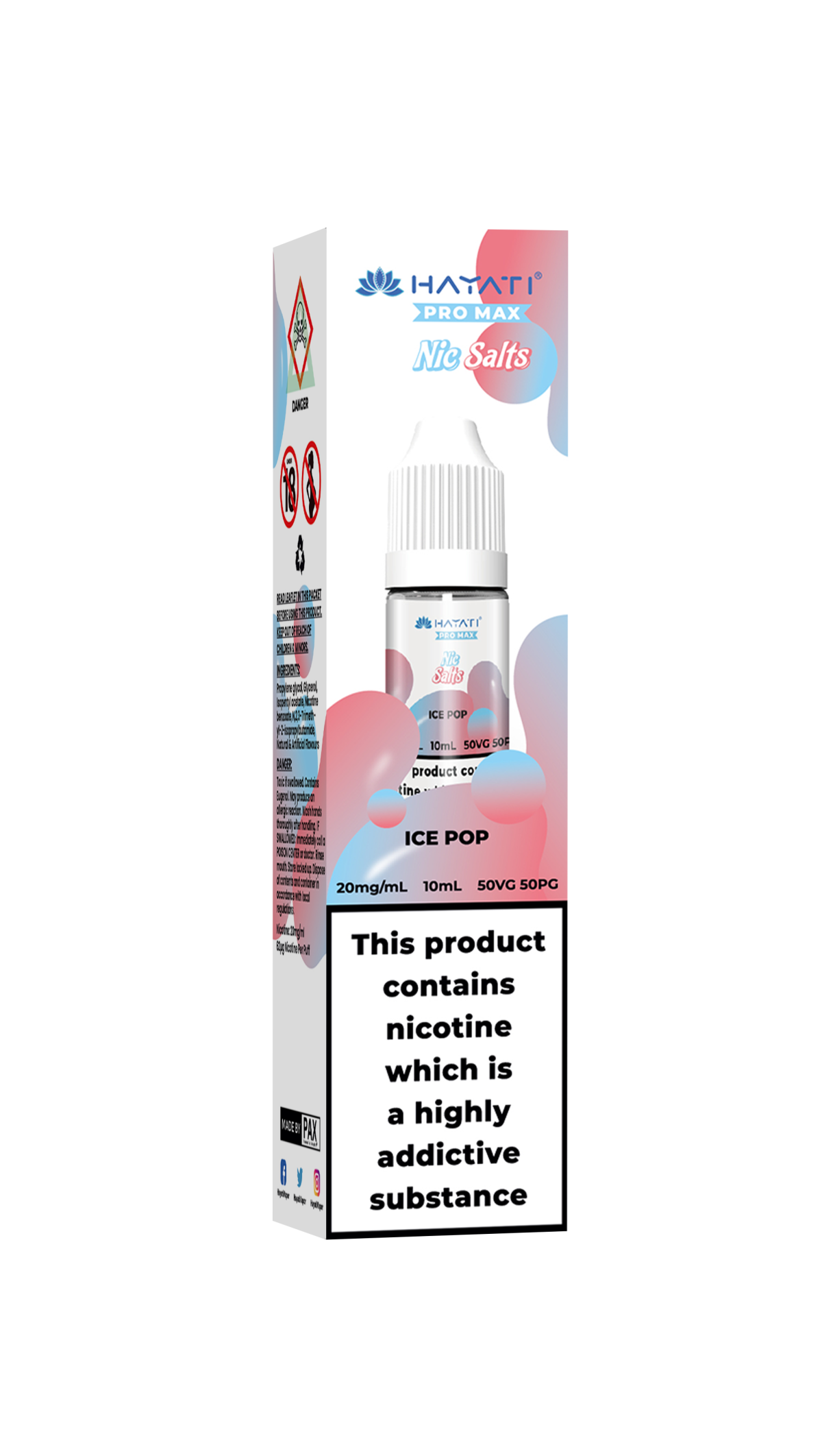 ICE POP - HAYATI NIC SALTS 20 MG - Image 1