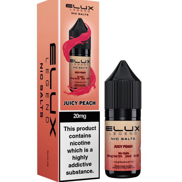 Juicy Peach - ELUX NIC SALT 10 MG