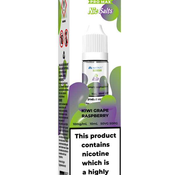 KIWI GRAPE RASPBERRY - HAYATI NIC SALTS 10 MG