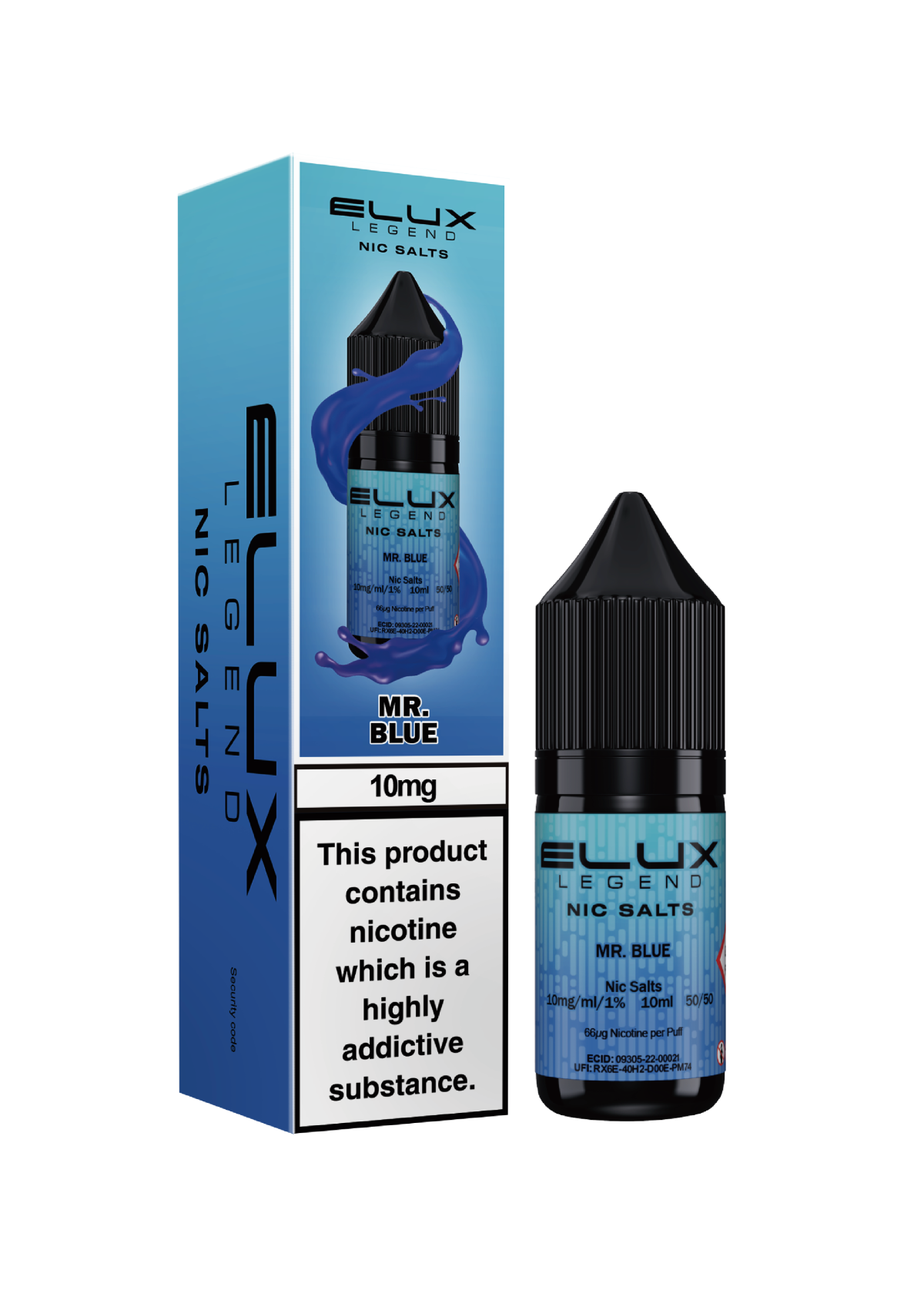 Mr.Blue_e4bfdb23-ce26-4a1b-8f4b-a9e11e576a4c Mr Blue - ELUX NIC SALT 10 MG - Image 1