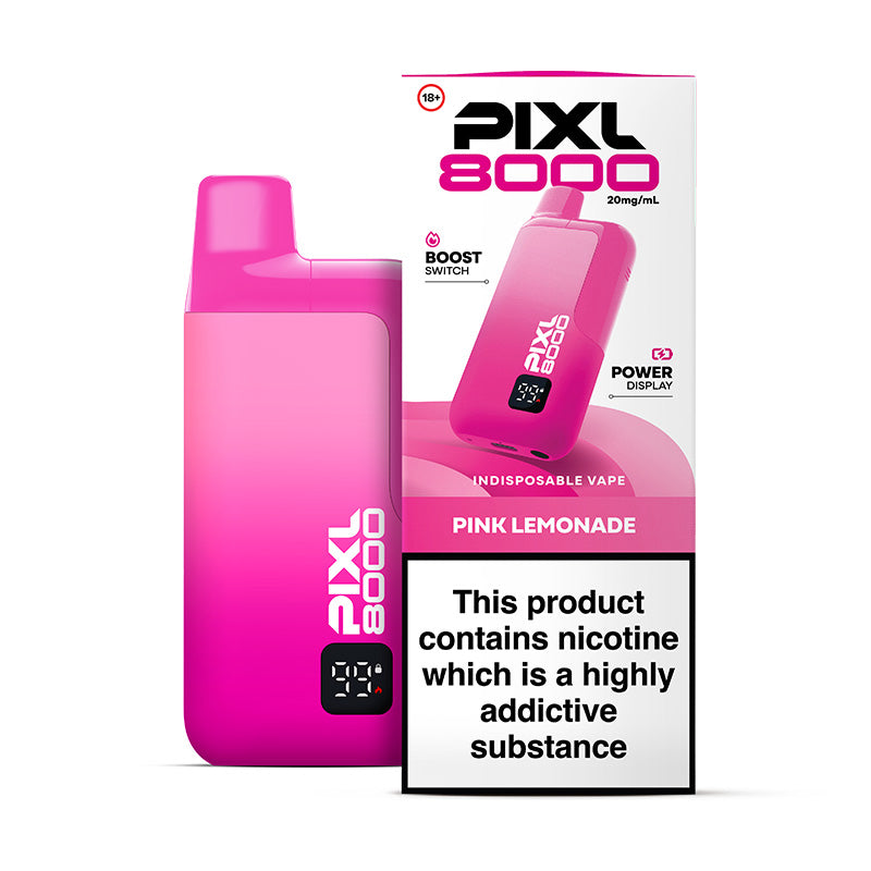 P8KPinkLemonadeDevice_BoxW1F PINK LEMONADE - PIXL 8000 KIT - Image 1